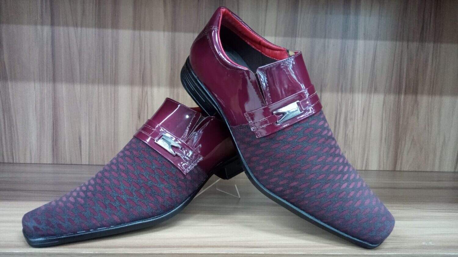 Sapato Social Masculino Bico Fino Confortavel