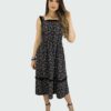 Vestido midi floral