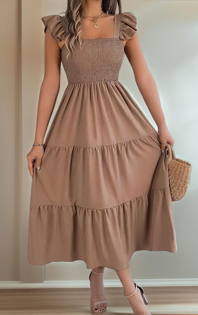 Vestido Midi Terra Charm